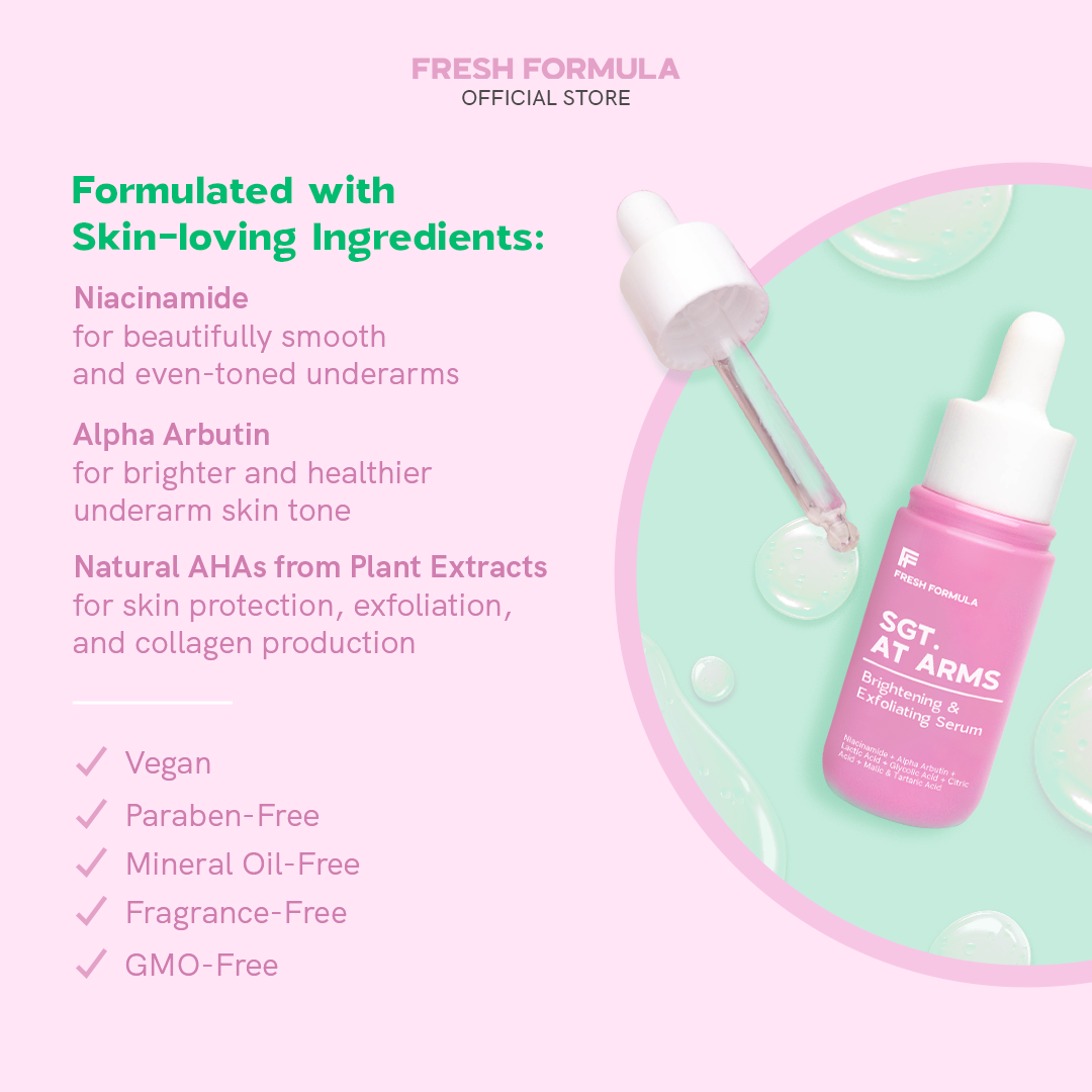 Sgt. At Arms Brightening & Exfoliating Serum | Fresh Formula ...