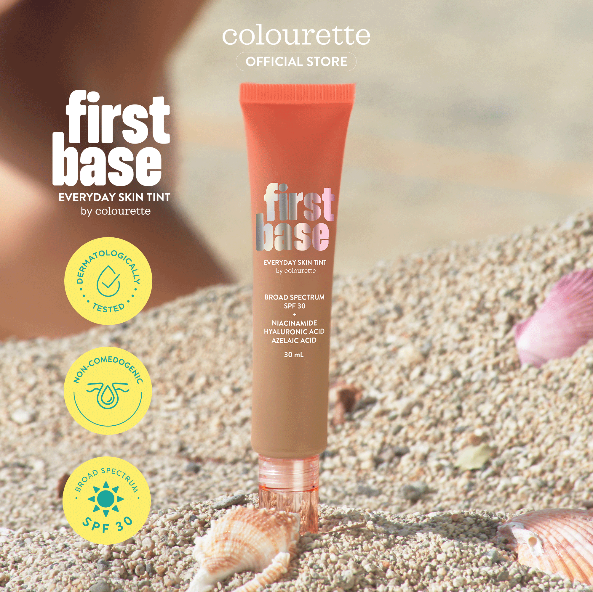 First Base Everyday Skin Tint SPF30 in Siargao