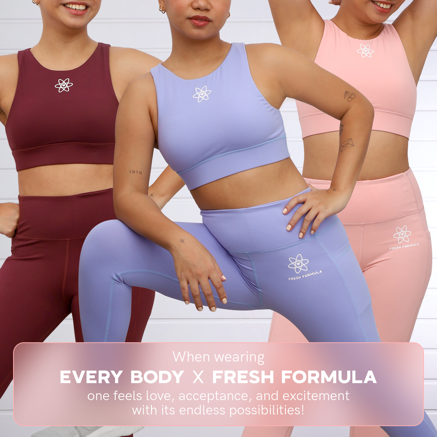 Every Body x Fresh Formula Activewear Pink Leggings