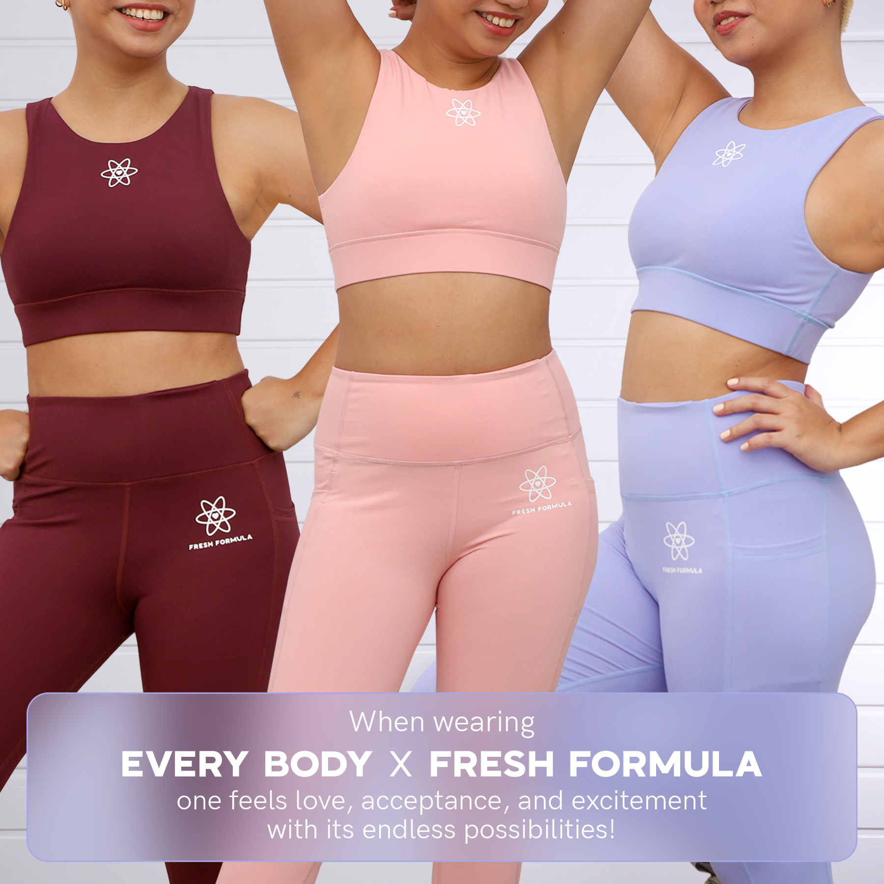 Every Body x Fresh Formula Activewear Lavender Sports Bra